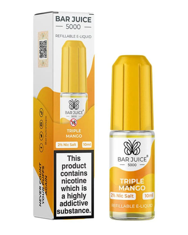 Bar Juice 5000 nic salts (10-pack) 10 & 20 MG