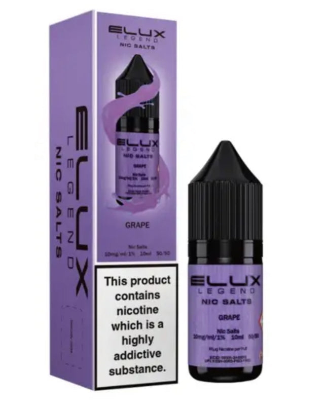 ELux Legend Nic Salts 10ml 10MG & 20MG (10- Pack)