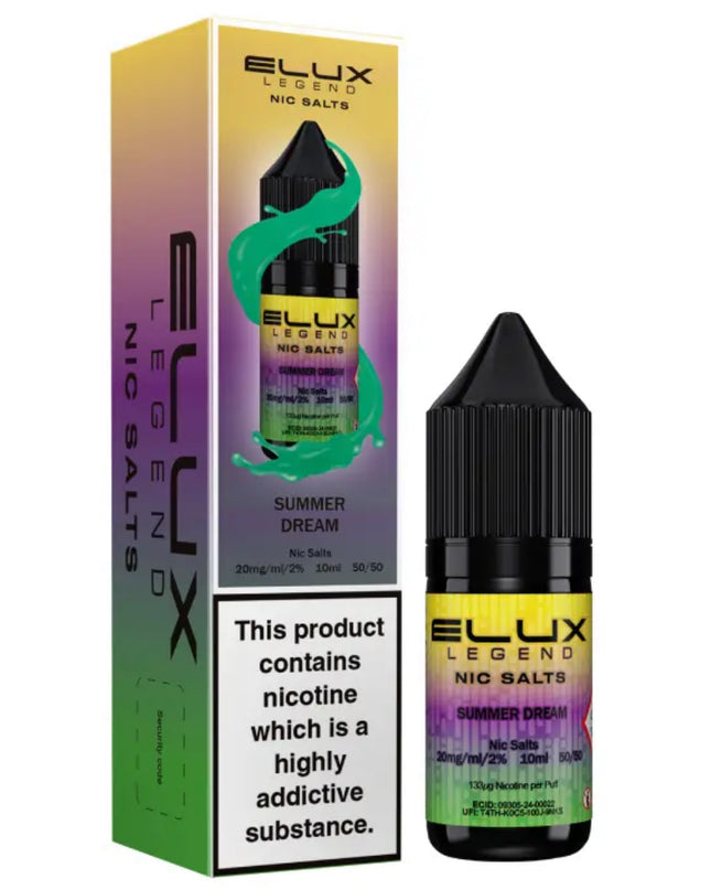 ELux Legend Nic Salts 10ml 10MG & 20MG (10- Pack)