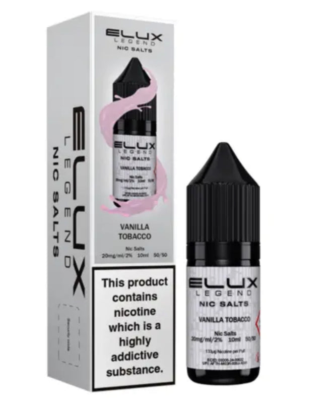 ELux Legend Nic Salts 10ml 10MG & 20MG (10- Pack)