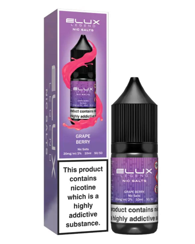 ELux Legend Nic Salts 10ml 10MG & 20MG (10- Pack)