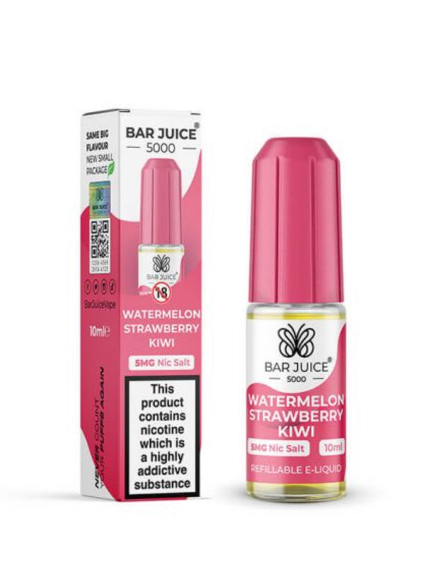 Bar Juice 5000 nic salts (10-pack) 10 & 20 MG